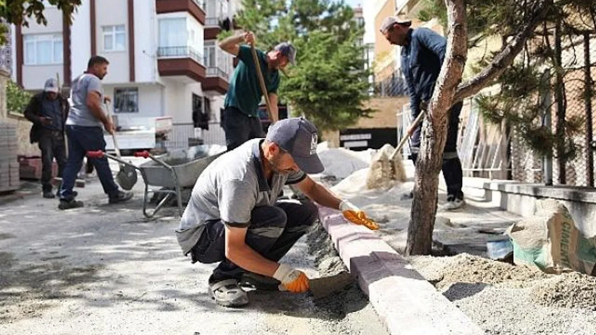 Keçiören’de altyapı seferberliği