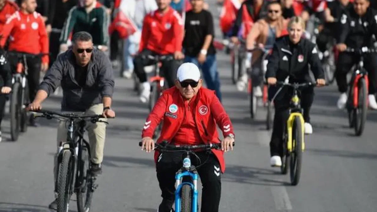 Kayseri ‘Cumhuriyetin Gücüyle’ pedalladı