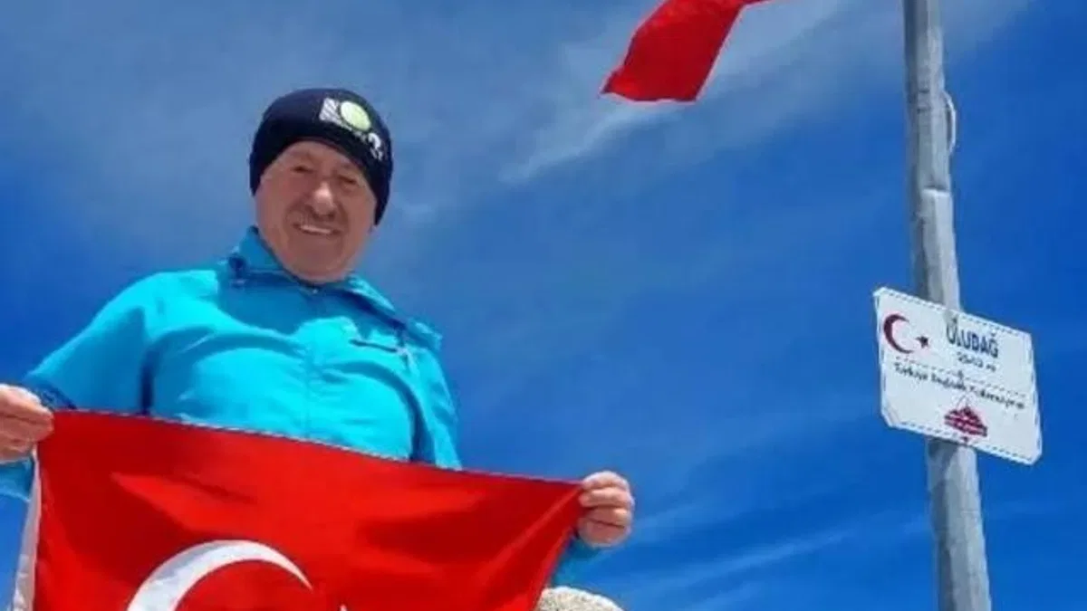 Uludağ’ın zirvesine astığı bayrağa ceza!
