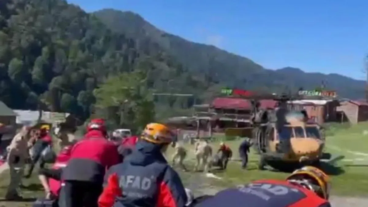 AFAD: Ayder Yaylası’nda 115 vatandaş tahliye edildi