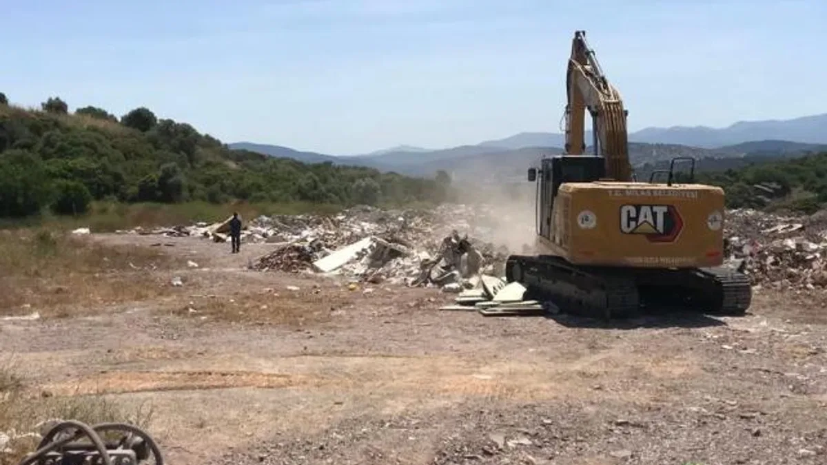 Muğla Milas’ta temiz bir çevre için çalışmalar gerçekleştiriyor