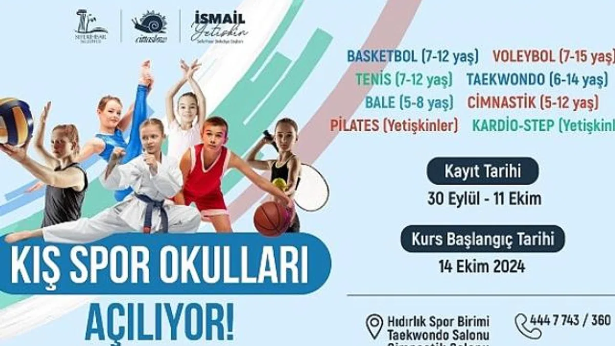 Seferihisar’da Kış Spor Okulları heyecanı başlıyor