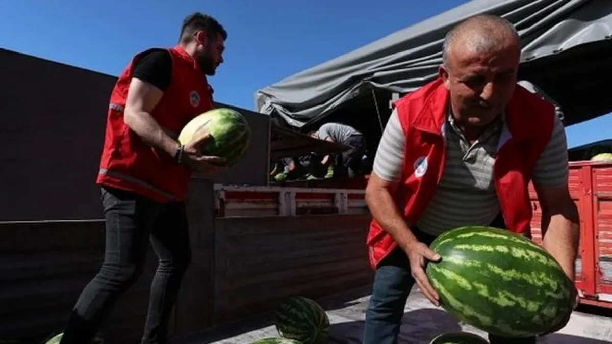 Kayseri Büyükşehir’den yaz sıcağında serinleten destek