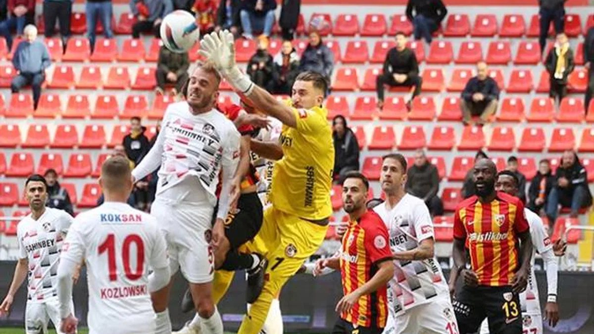 Bellona Kayserispor 2-2 Gaziantep FK (Maç Sonucu) Kayseri’de puanlar paylaşıldı!