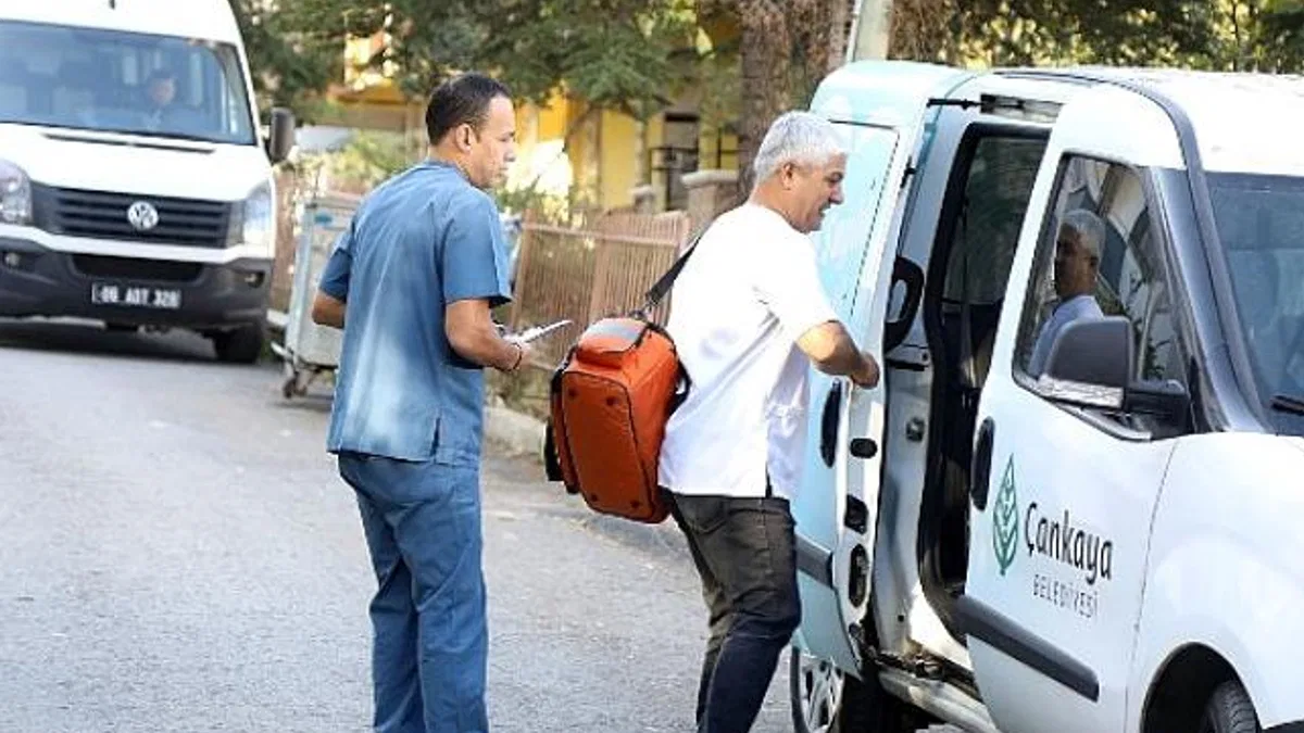 Çankaya Belediyesi Evde Sağlık Hizmetlerini Sürdürüyor