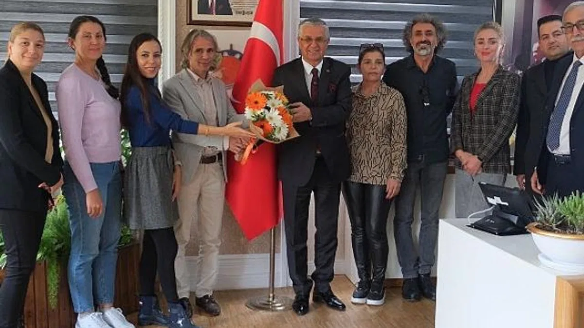 Okul aile birliğinden Başkan Topaloğlu’na ziyaret