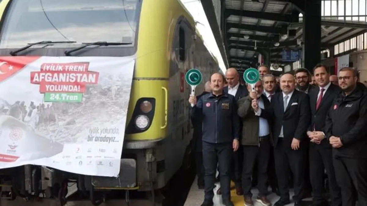 24. İyilik Treni Afganistan yolunda