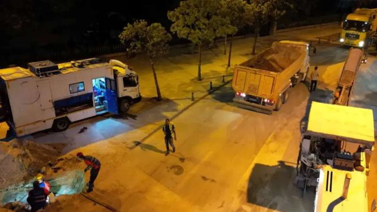 KOSKİ’den şehir merkezinde 1.678 metrelik ıslah çalışması