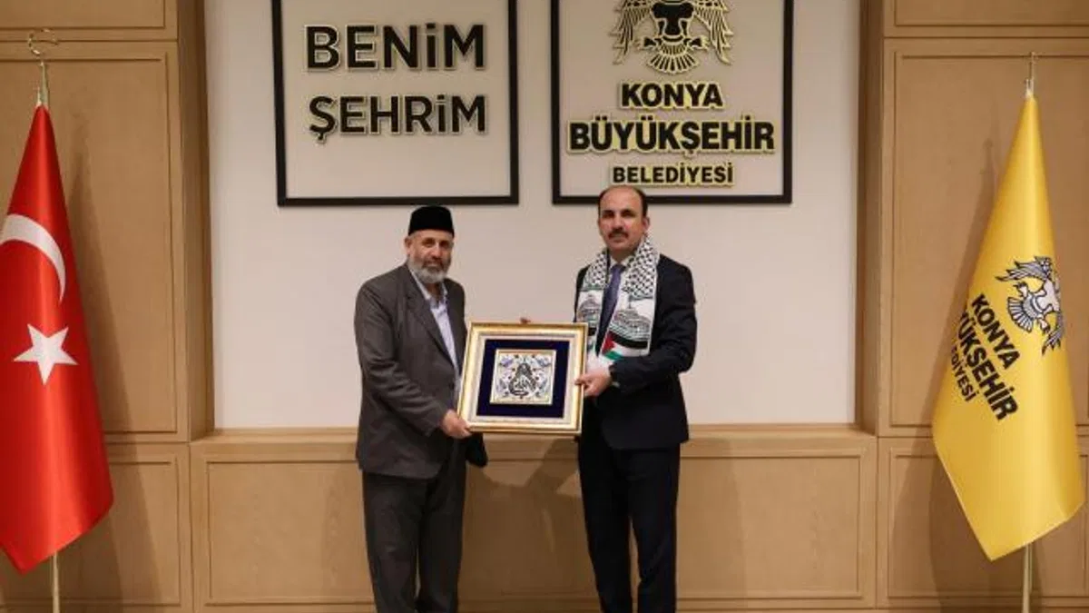 Filistin Âlimler Heyeti Başkanı Tekruri, Başkan Altay’ı ziyaret etti