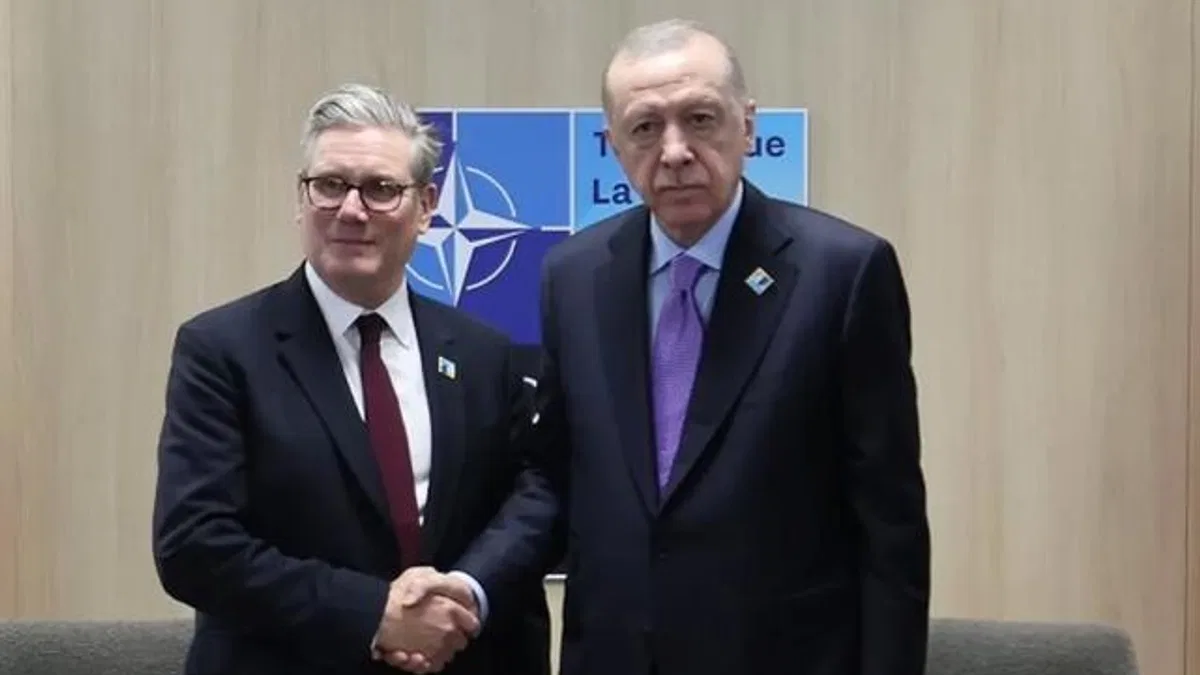 Cumhurbaşkanı Erdoğan, Starmer’ı kabul etti