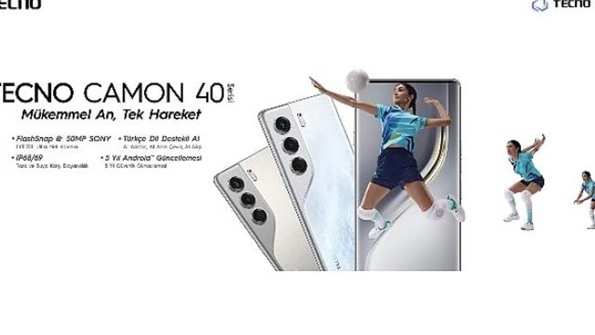 TECNO’nun yenilikçi teknolojisiyle fark yaratan CAMON 40 serisi, Türkiye’de satışa sunuldu
