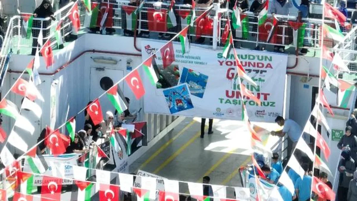 Malatya’dan Gazze’ye ve Sumud Filosu’na destek