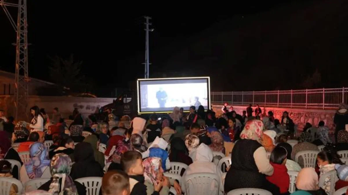 Konya’da 101 mahallede sinema keyfi