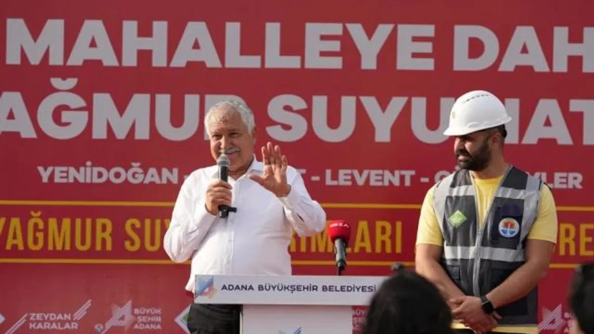 Adana Büyükşehir’den 4 mahalleye altyapı hizmeti