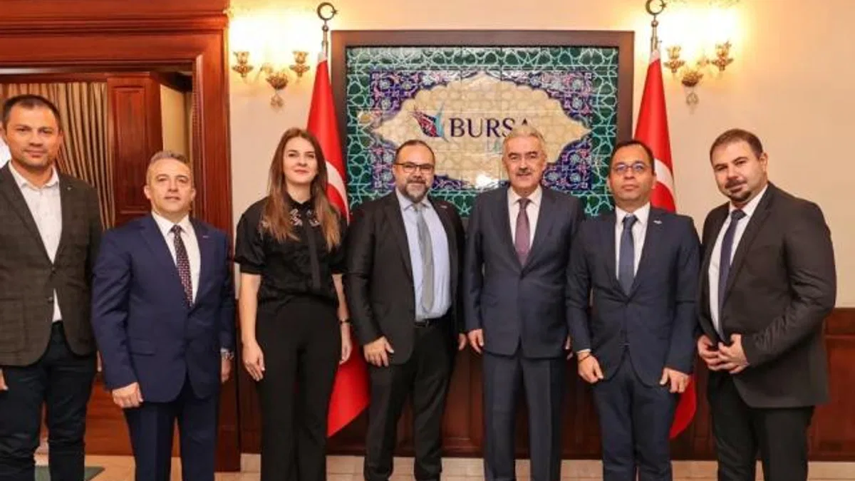 TOSYÖV Bursa heyetinden Vali Ayyıldız’a Ziyaret