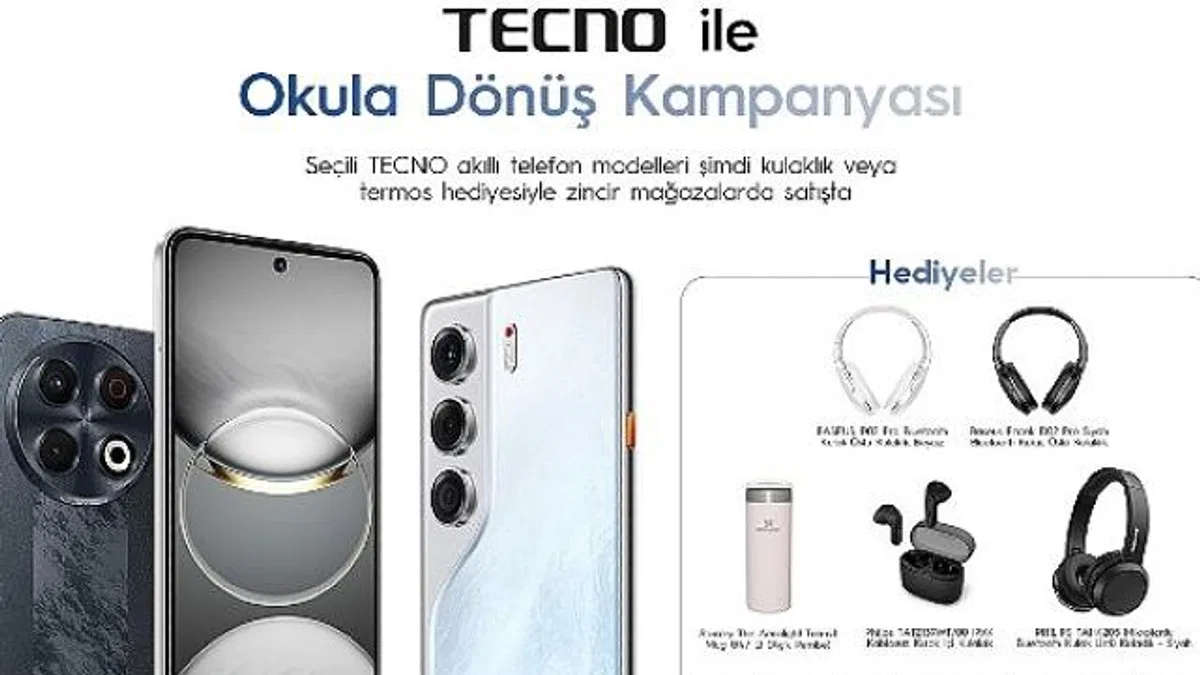 TECNO’dan Okula Dönüş Kampanyası: Yeni Döneme Teknolojiyle Başla!