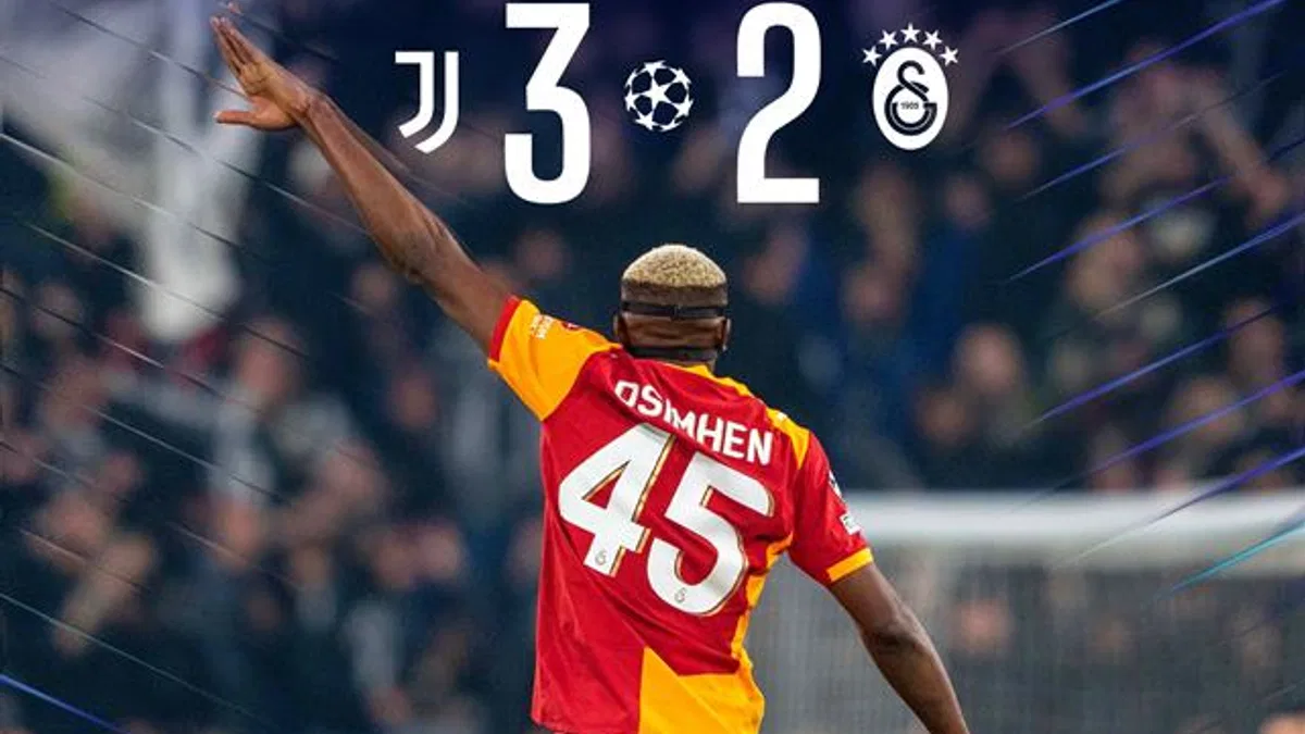 Juventus 3- 2 Galatasaray (Maç Sonucu) Aslan turu uzatmalarda geçti!