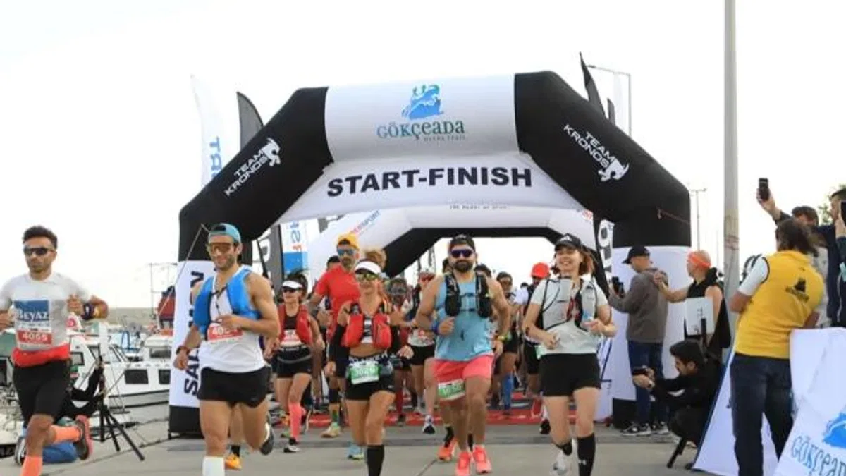 Gökçeada Ultra Trail’de koşu rüzgarı ikinci kez esti