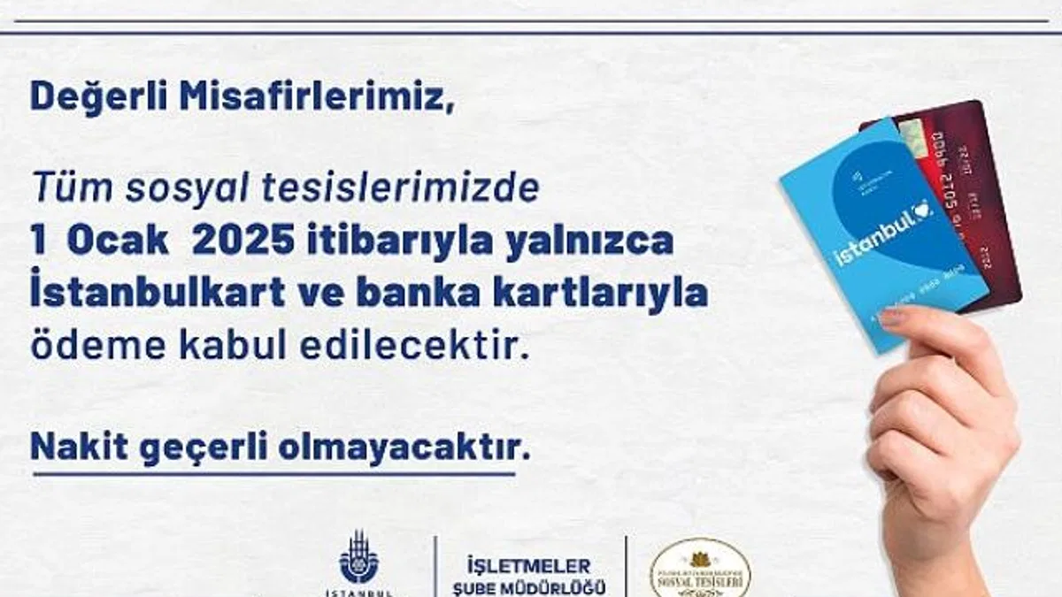 İBB Sosyal Tesisleri ile Beltur’da kartlı ödeme dönemi