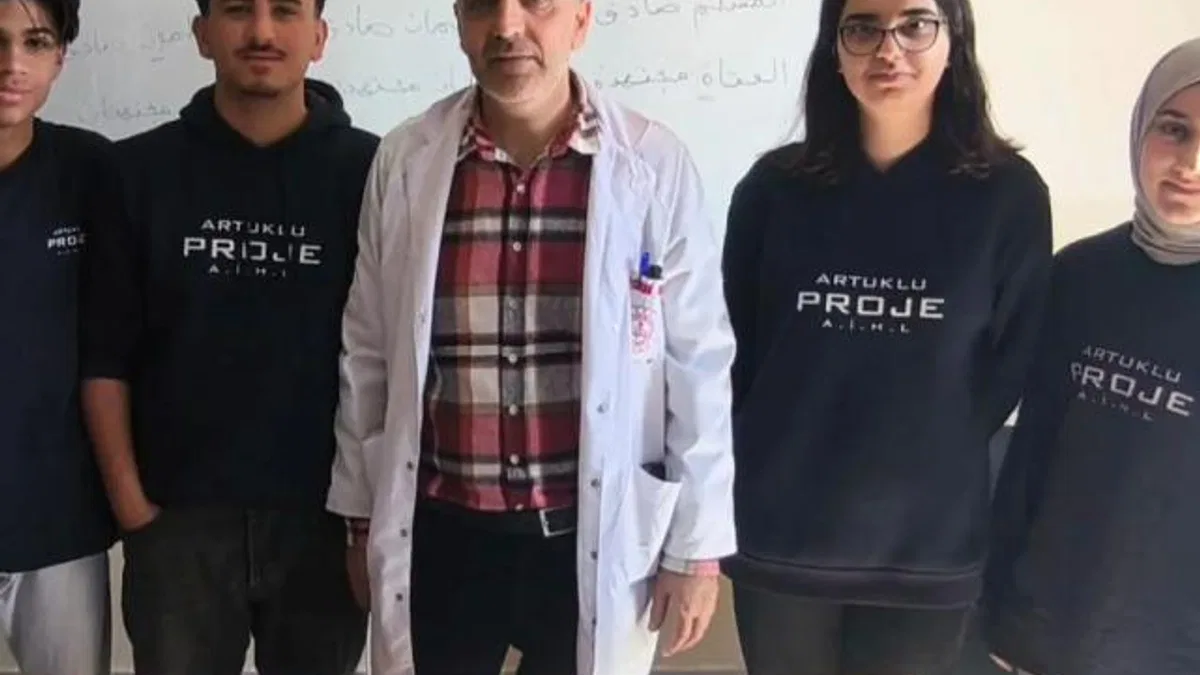 Mardinli öğrencilerden Gazze’deki kardeşlerine anlamlı bağış
