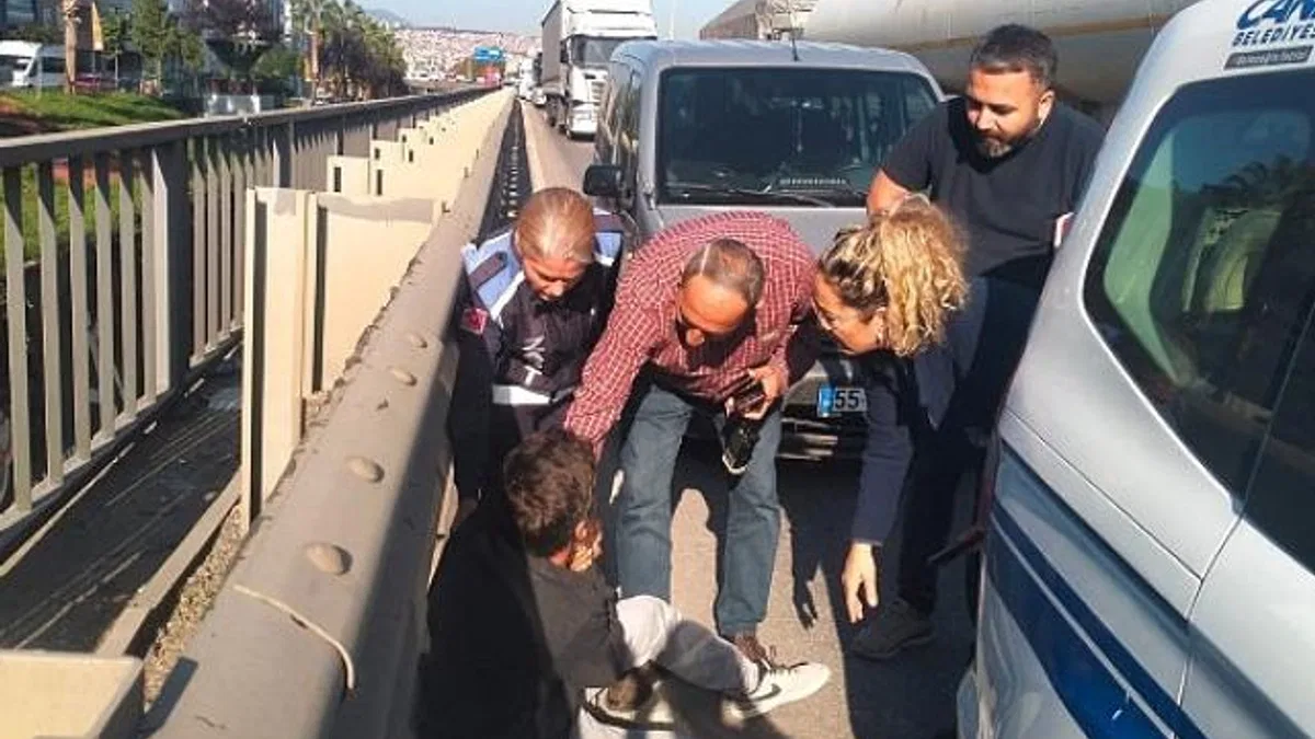 Canik Zabıtası Hayat Kurtardı