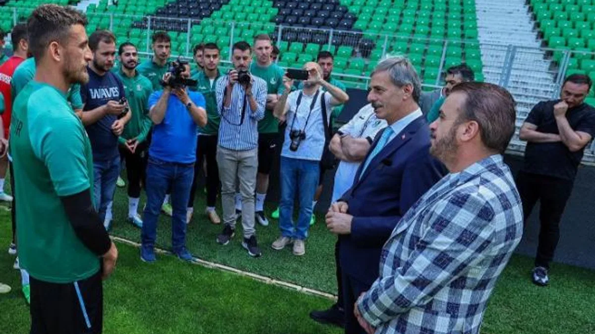 Başkan Alemdar stadyumdan tüm şehre seslendi