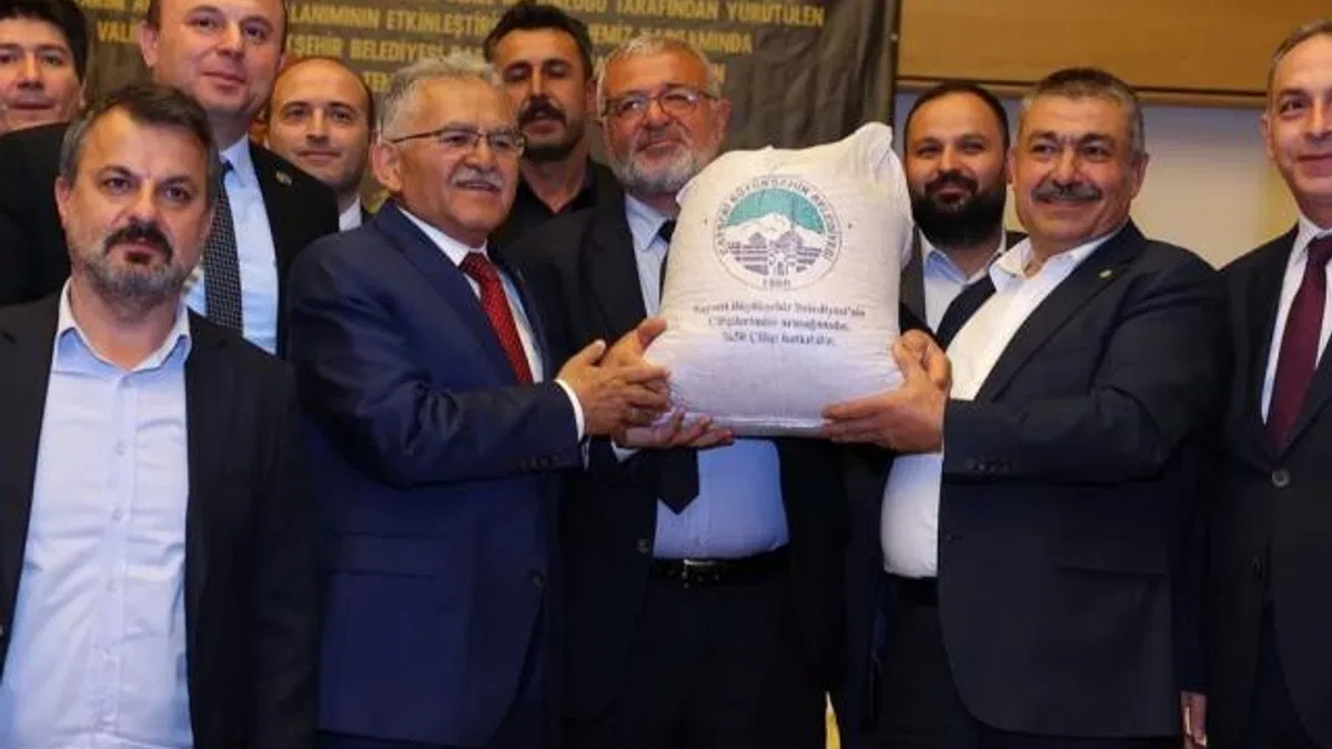 Kayseri Büyükşehir’den üreticiye 12 milyonluk destek