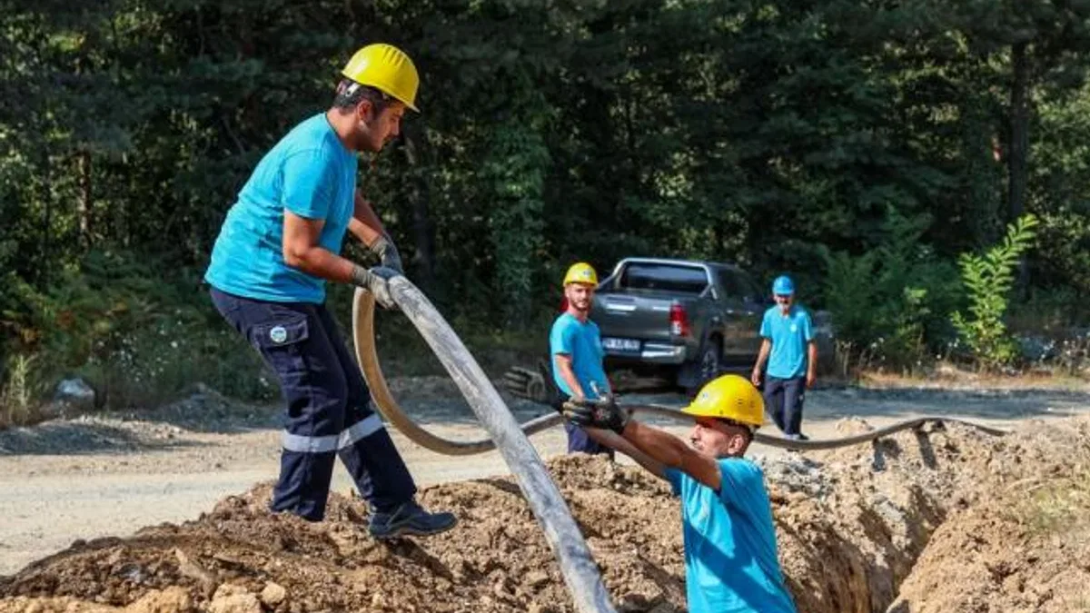 Sakarya’da yeni kaynak ve 2 bin metrelik güçlü altyapı hattı