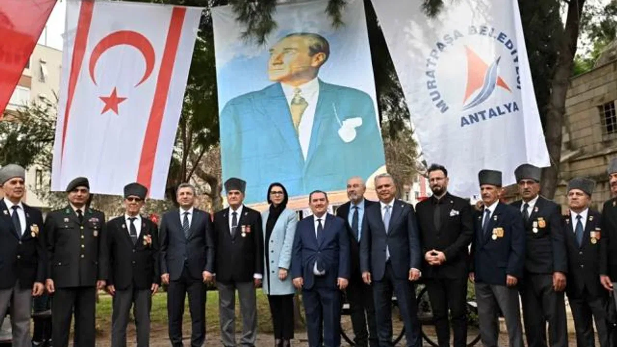 Antalya Muratpaşa’da Denktaş ve Küçük’e anma