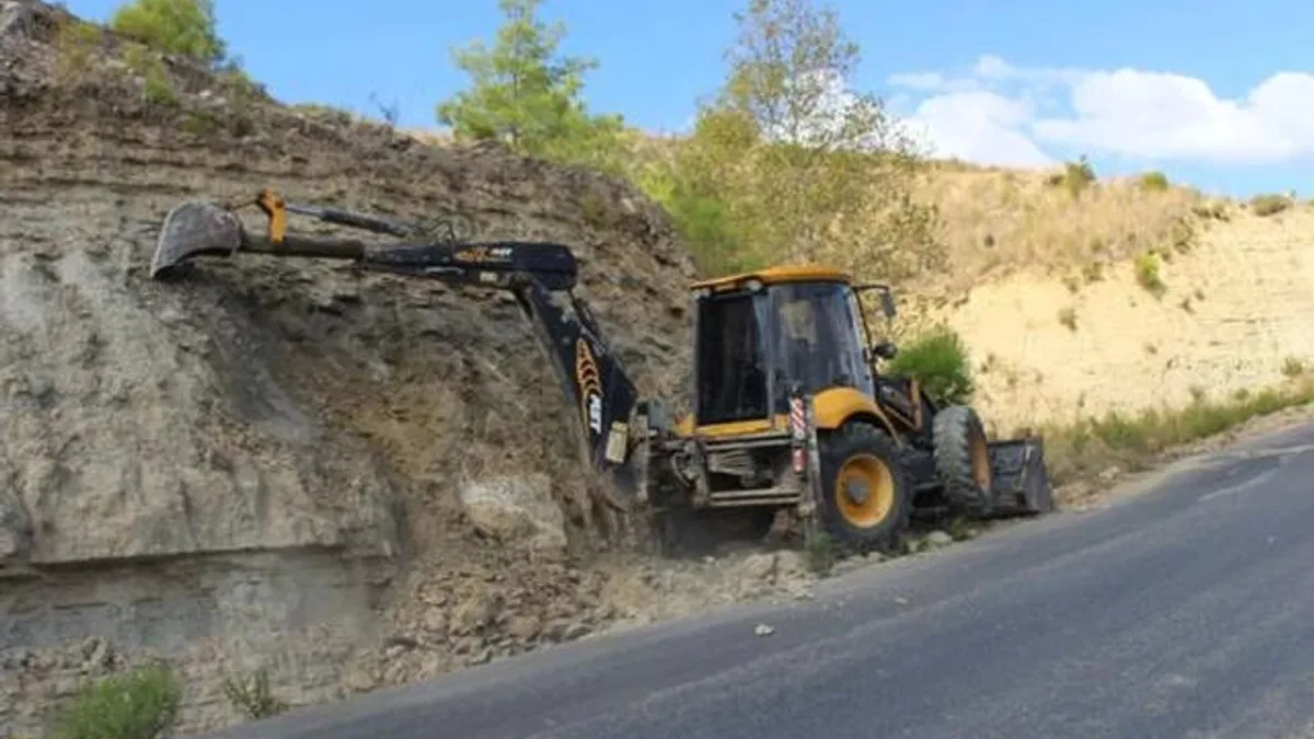 Antalya Manavgat yollarında kış mesaisi