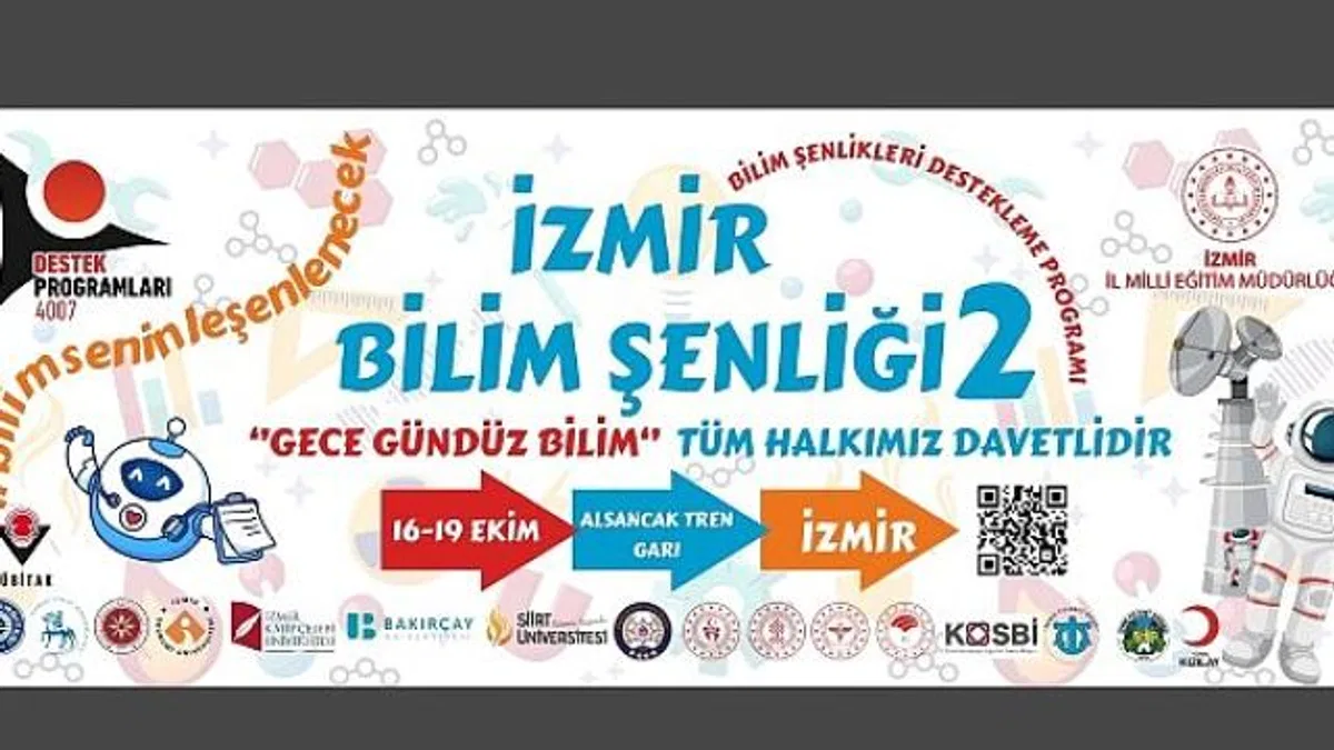 İzmir’de Bilim ve Teknoloji Rüzgârı: TÜBİTAK 4007 Bilim Şenliği-2 Gece-Gündüz Bilim Başlıyor.