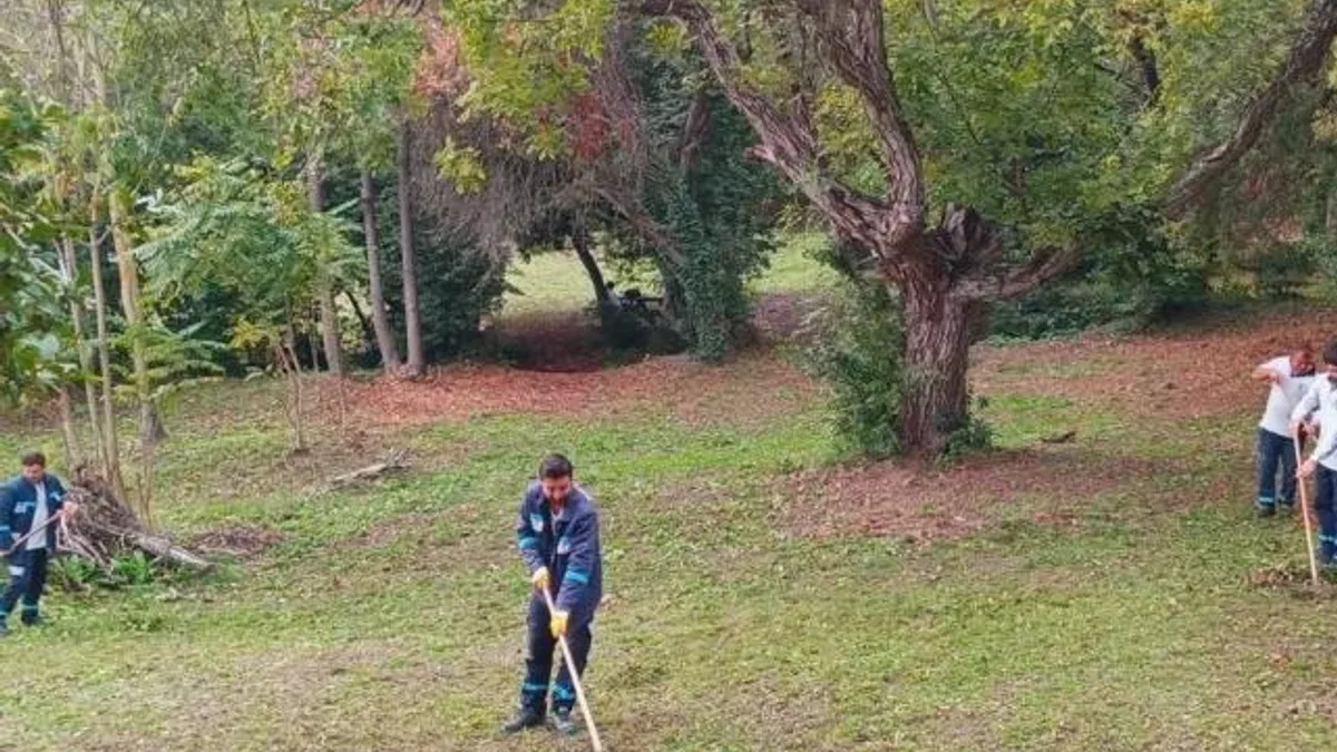 Kocaeli Darıca Millet Bahçesi’nde temizlik seferberliği