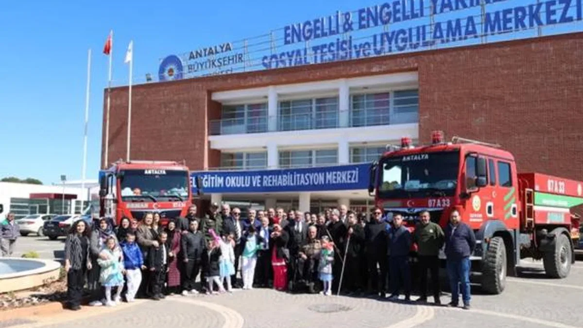 Antalyalı Down sendromlu çocuklar eğlendi