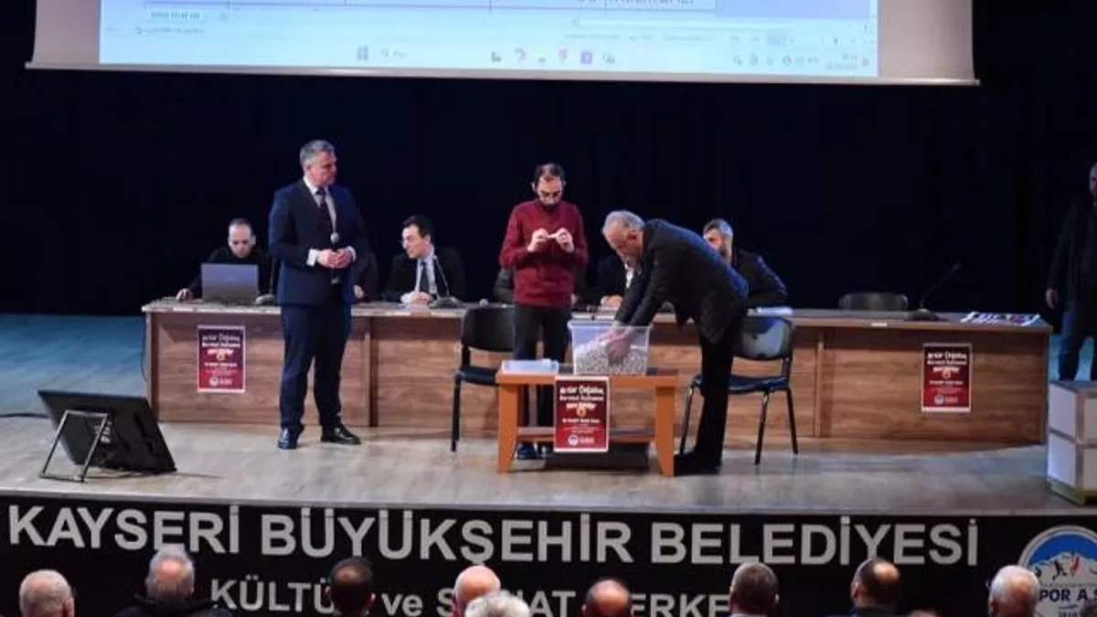 Kayseri’de “Arılar Çoğalsın, Bereket Katlansın”da kura heyecanı