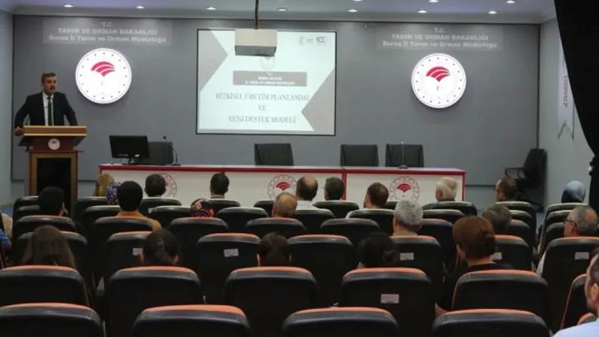 Bursa Tarım ve Orman Müdürlüğü’nde teknik personele hizmet içi eğitim