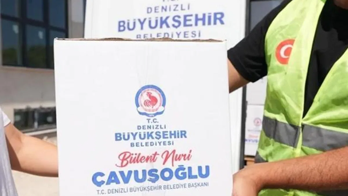 Denizli’de online gıda kolisi uygulaması başladı