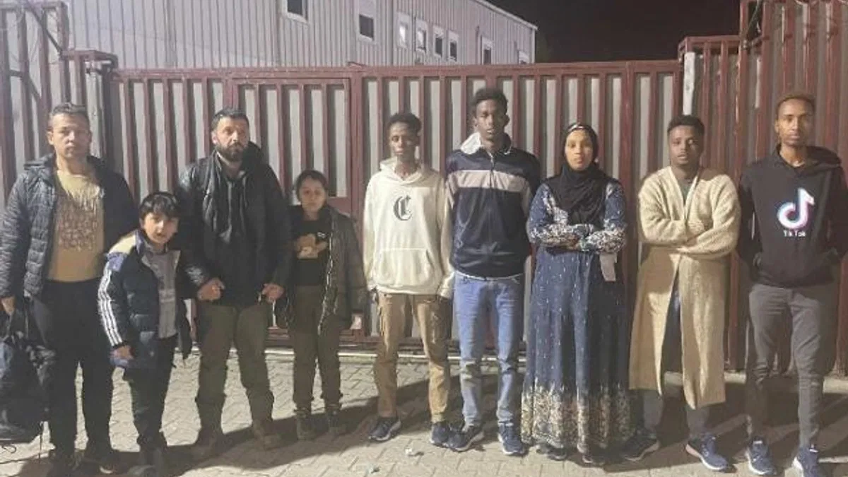 Edirne de 15 göçmen yakalandı