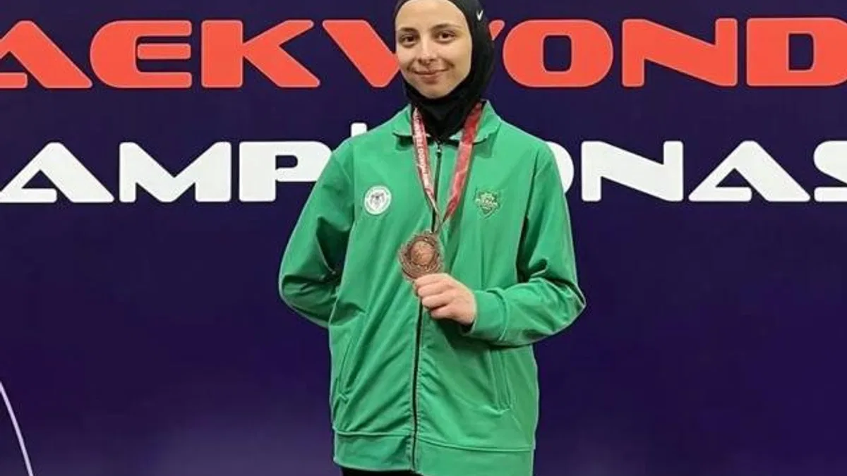 Meram’ın milli gururu Türkiye üçüncüsü oldu