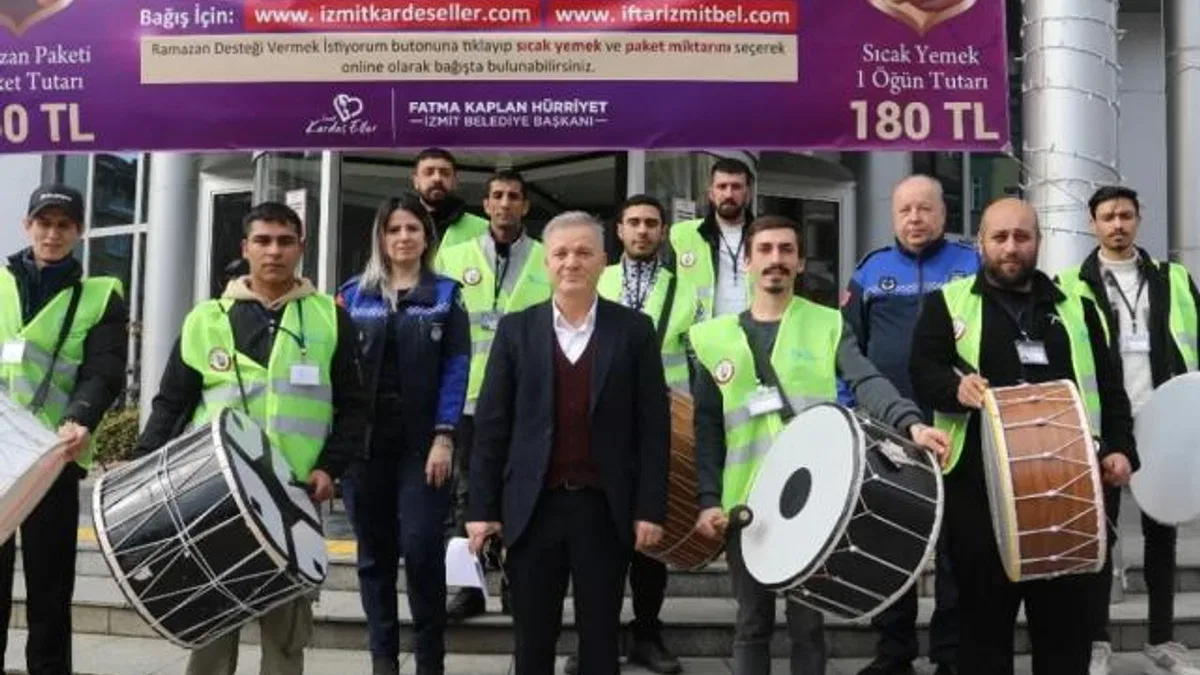 Kocaeli İzmit’in Ramazan davulcuları belli oldu