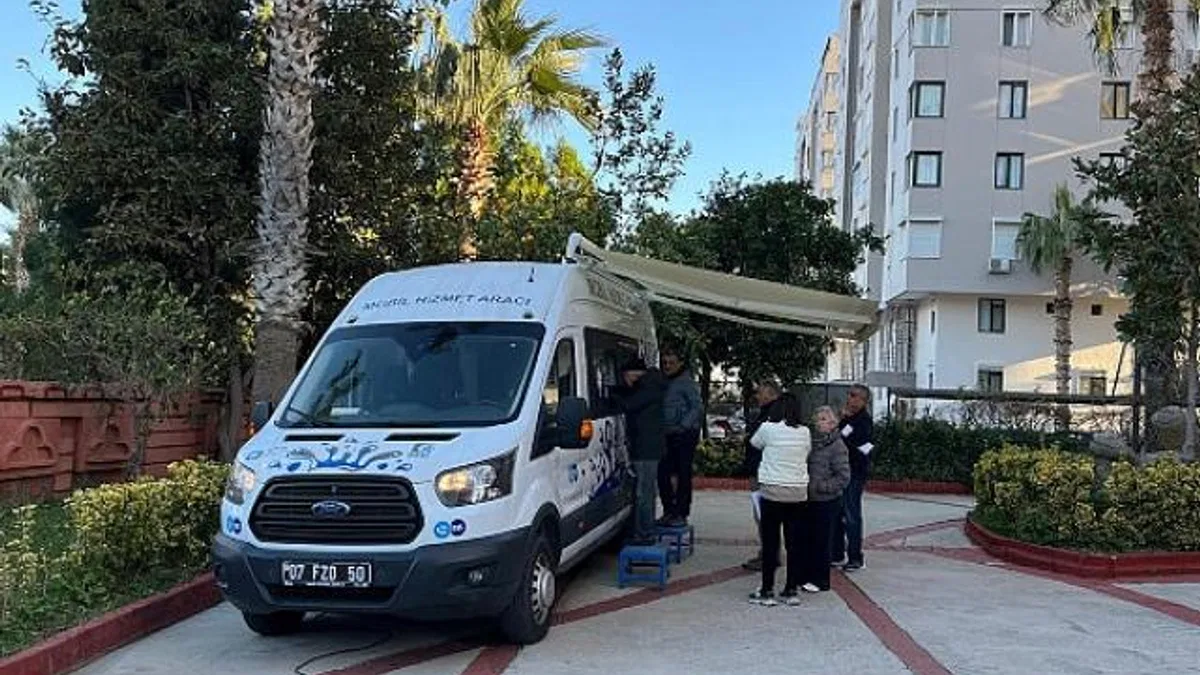 ASAT mobil hizmet aracıyla vatandaşın ayağına hizmet