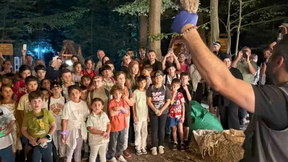 Kocaeli Ormanya’da çocuklara özel gece yürüyüşü