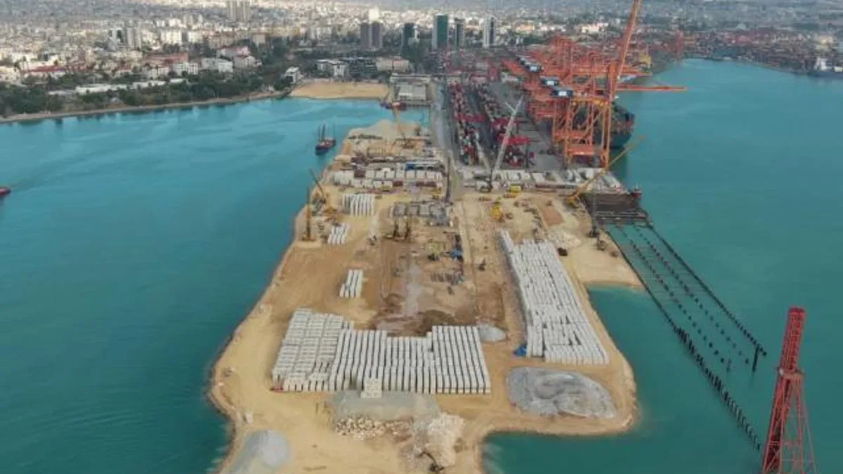 Mersin Limanı genişliyor… Mersin’in kapasitesi 1 milyon TEU artacak