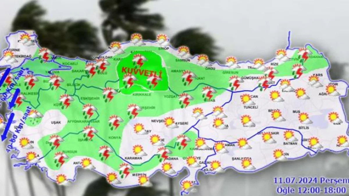 Meteoroloji’den ‘kuvvetli’ uyarı!