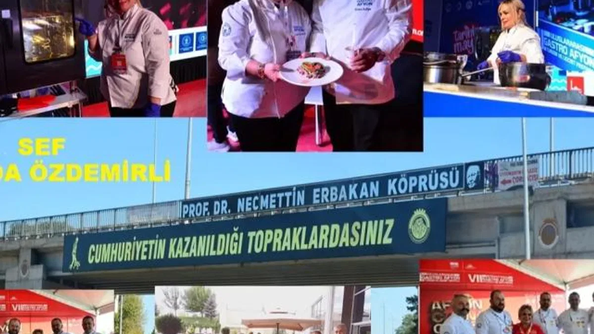 Şef Ceyda Özdemirli’den Gastro Afyon’da lezzet rüzgarı