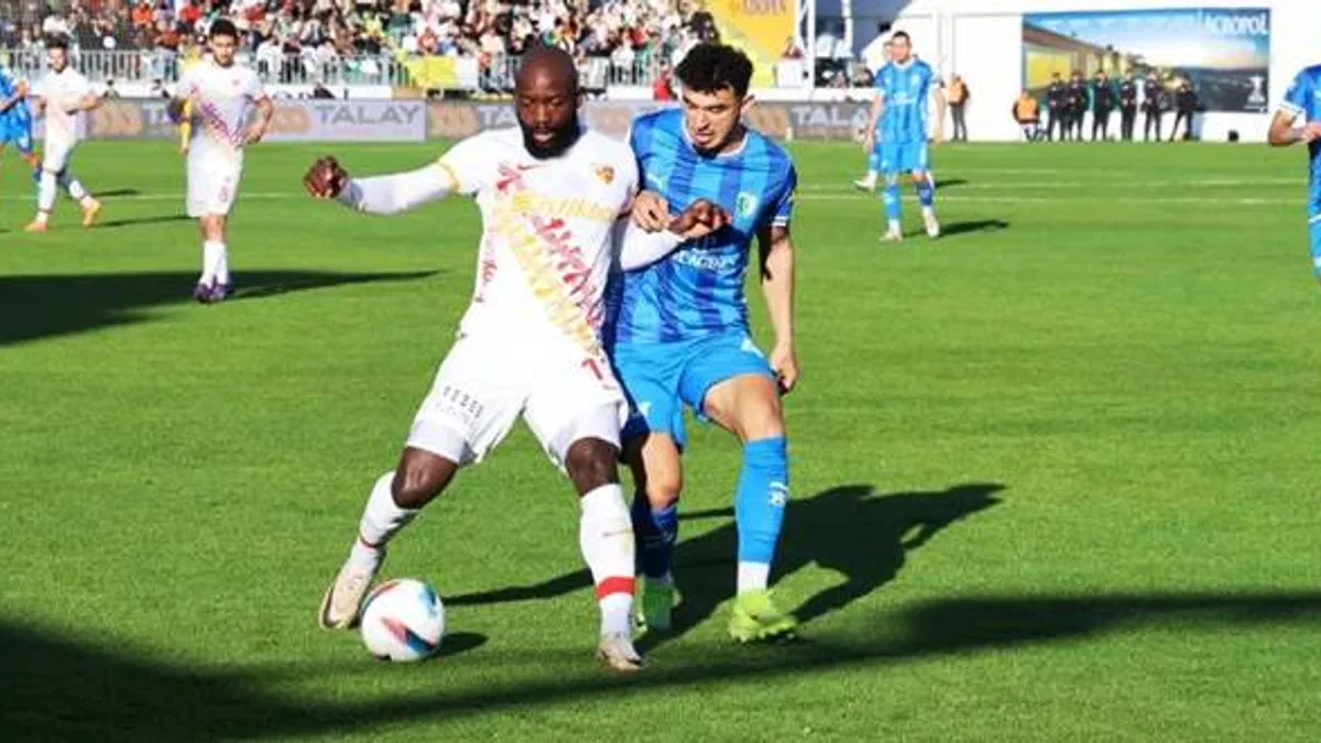 Sipay Bodrum FK 1-1 Bellona Kayserispor (Maç Sonucu) Bodrum’da kazanan yok!