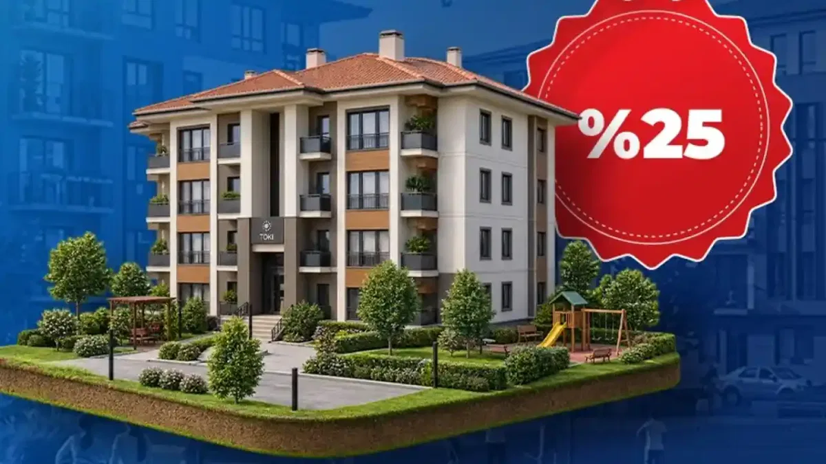 TOKİ’den yüzde 25 indirim kampanyası başlıyor… Son başvuru 19 Ekim 2026