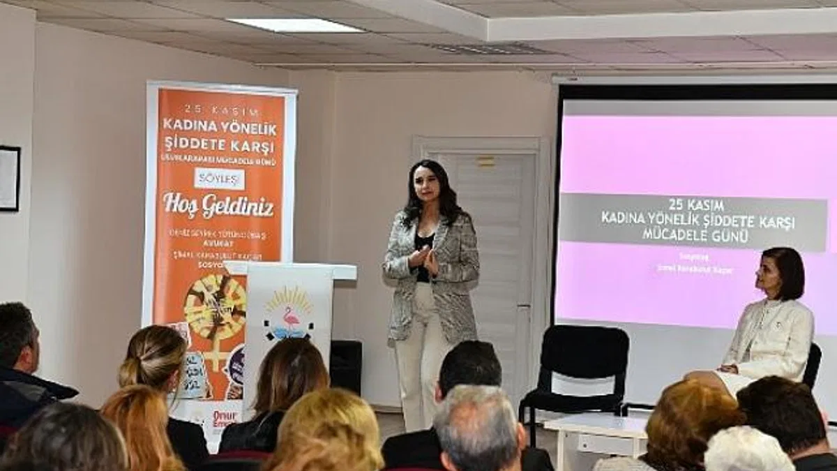 Çiğli Belediyesi’nden Kadına Yönelik Şiddetle Mücadele ve Farkındalık Söyleşisi