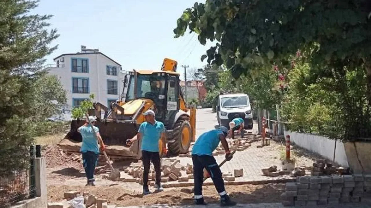 Kocaeli’deki turizm bölgelerinde parke yollar yenilendi