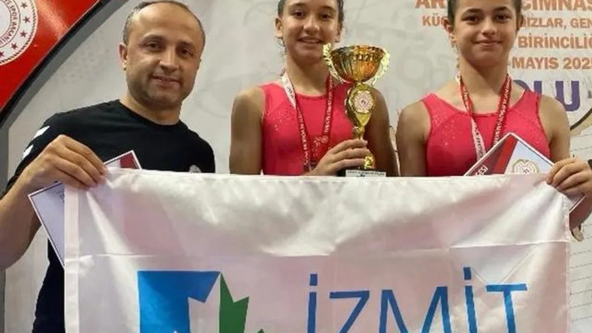 İzmitli genç cimnastikçiler Türkiye ikincisi