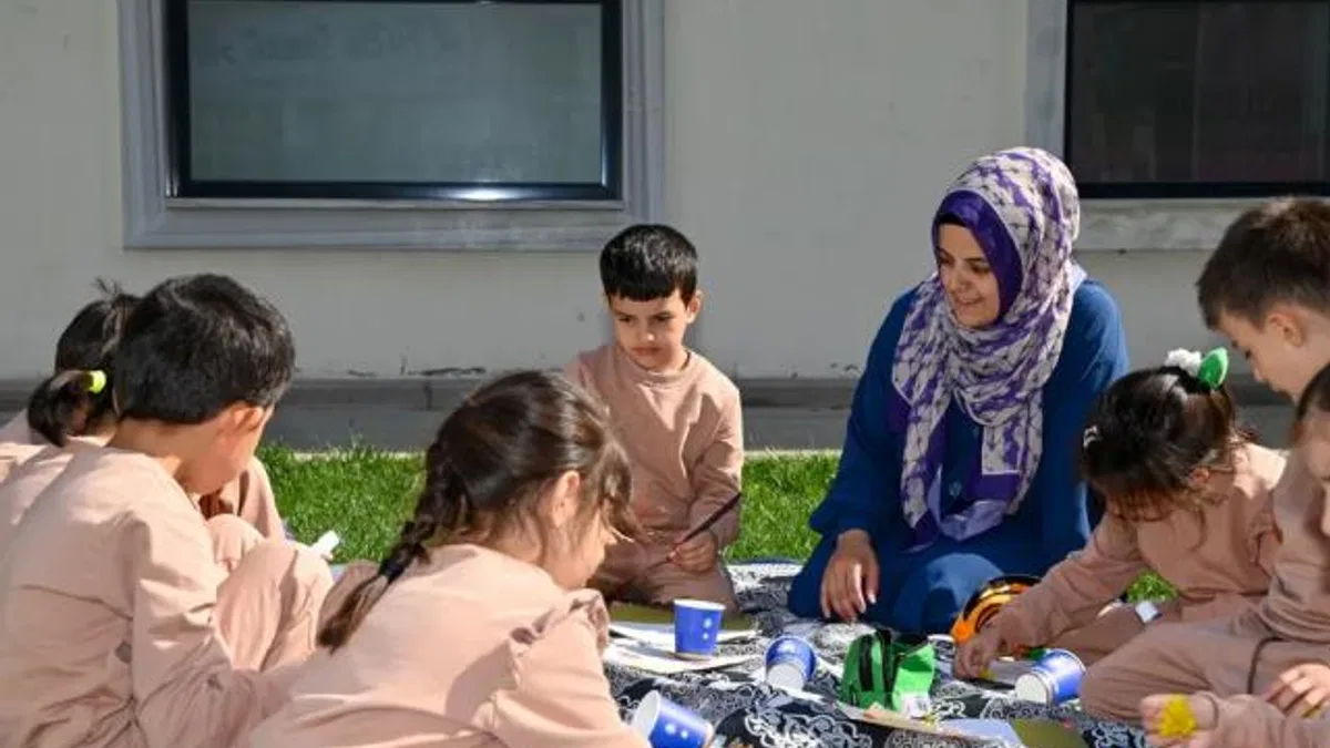 Selçuklu’da Hatice Hatun Çocuk Mektebi çocukların gözdesi olmaya devam ediyor